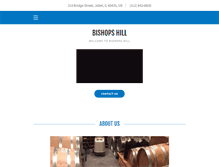 Tablet Screenshot of bishopshill.com